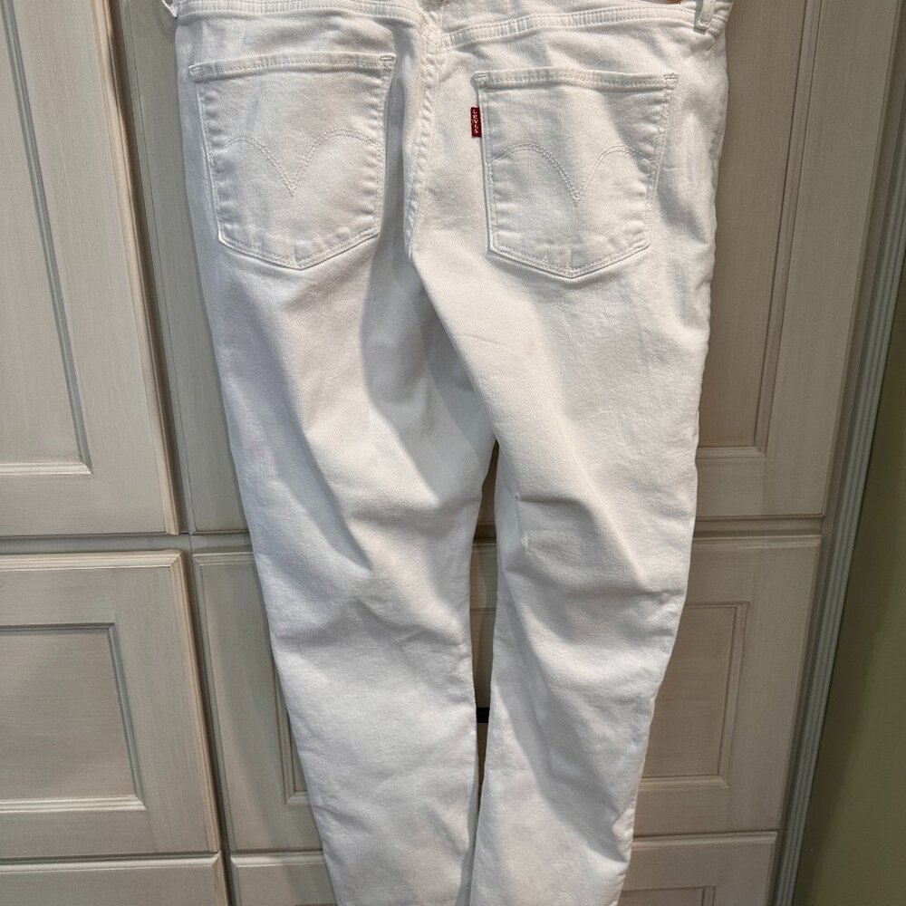 Levi's White Skinny Pants